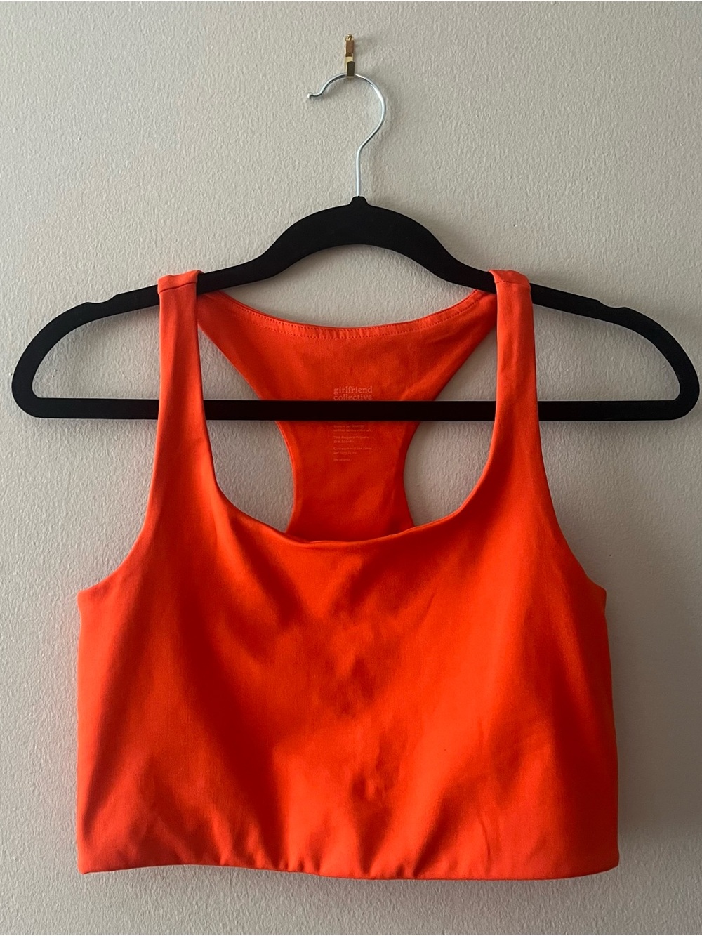 Girlfriend Collective Racerback Crop Tank Top/Sports Bra